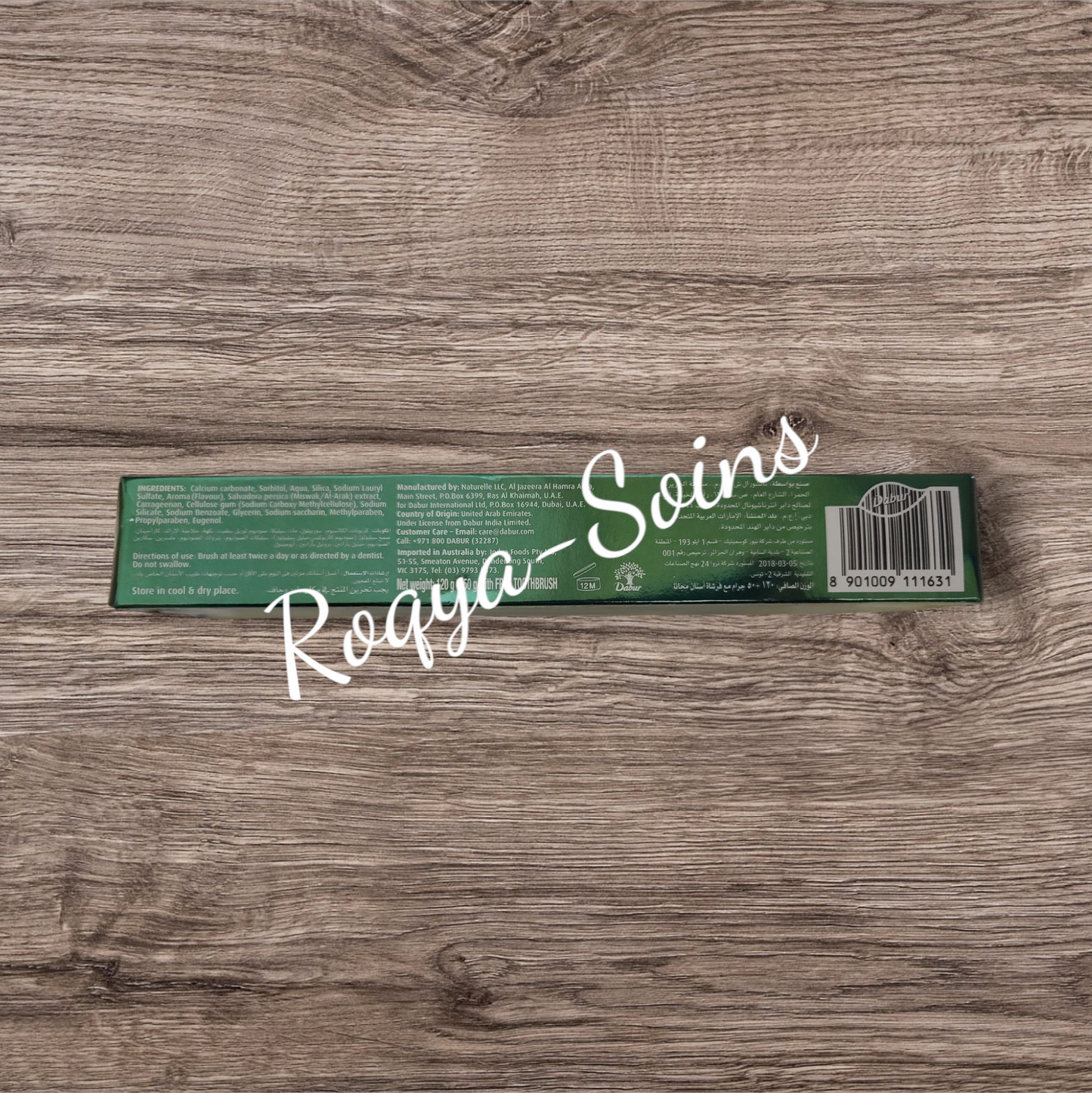 Dentifrice Miswak ( 50 gr offert + brosse à dent )