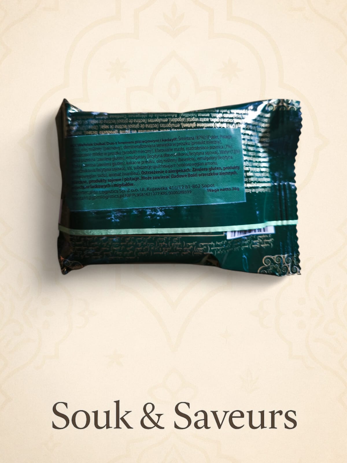 Gaufrette Beyoğlu Dubai Duo Gofret à la Pistache (30 g)