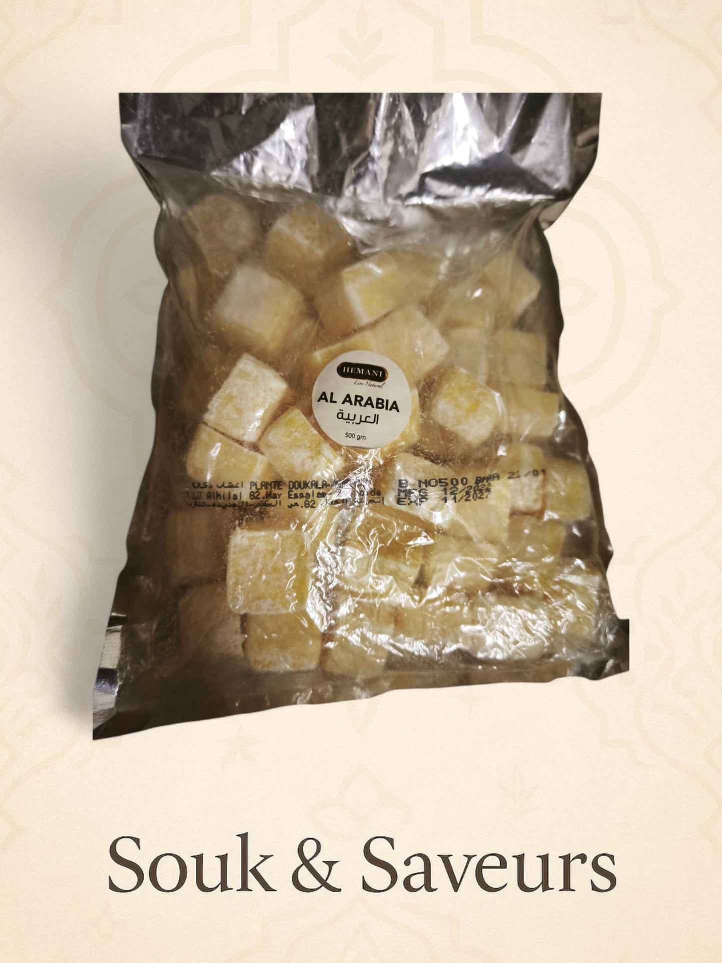 Al Arabia – 500 g | Musc Oriental Traditionnel en Cubes