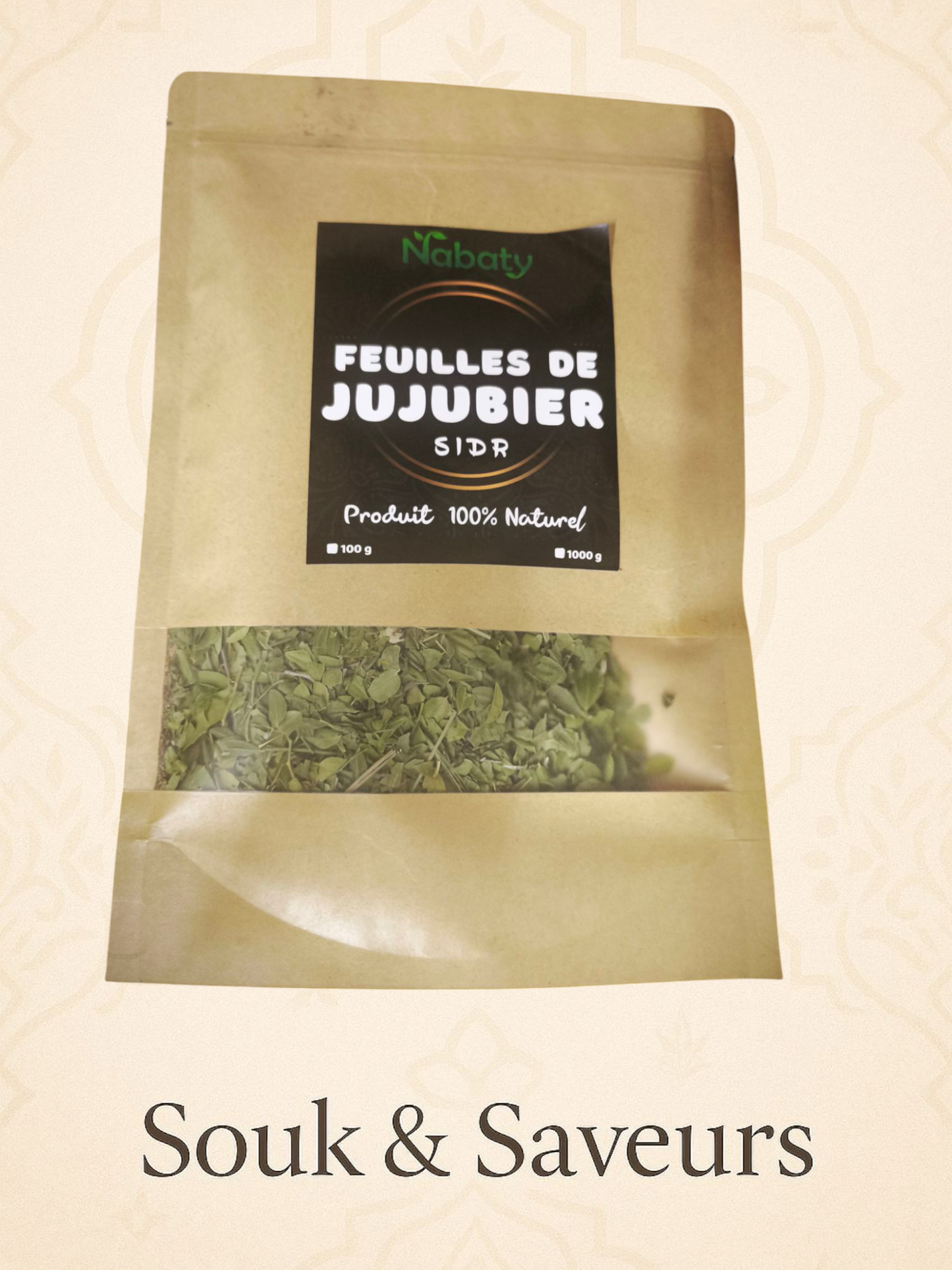 Sachets de feuilles de Jujubier de 100 gr