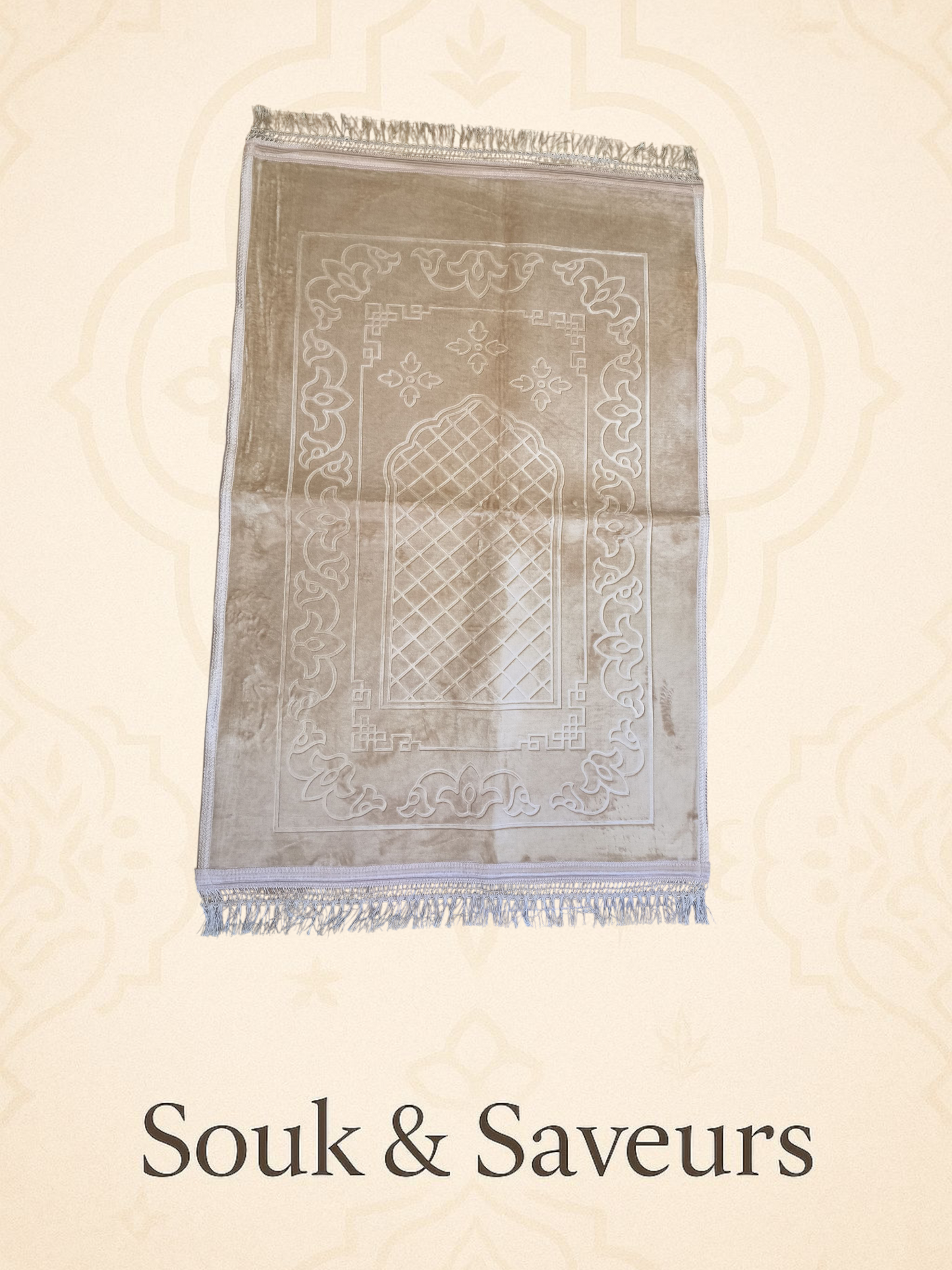 Tapis de Prière couleur Beige