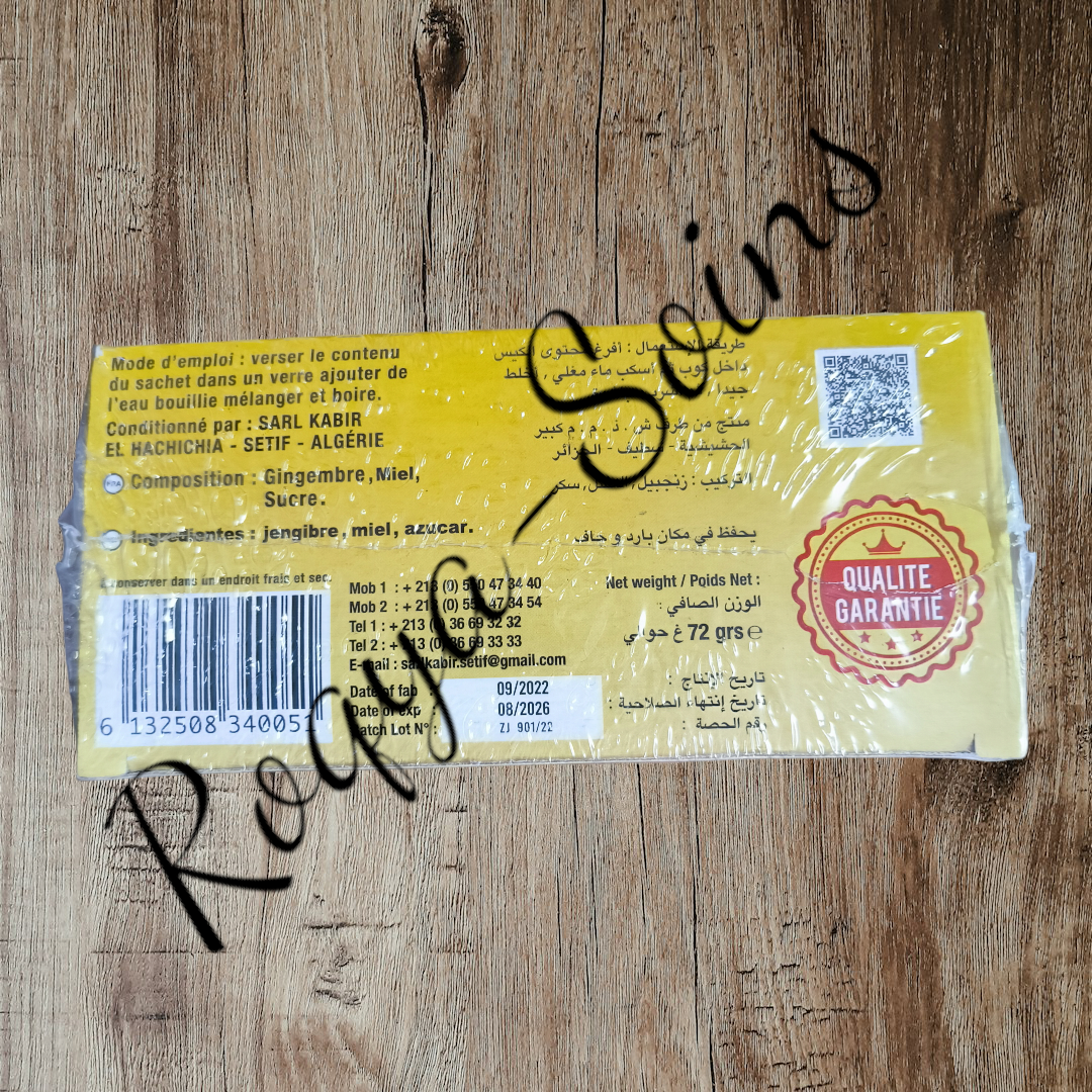 Tisane KABIR Gingembre Miel
