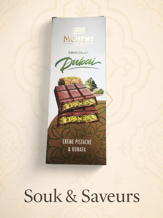 Chocolat Dubai – Crème Pistache & Kunafa - 150gr