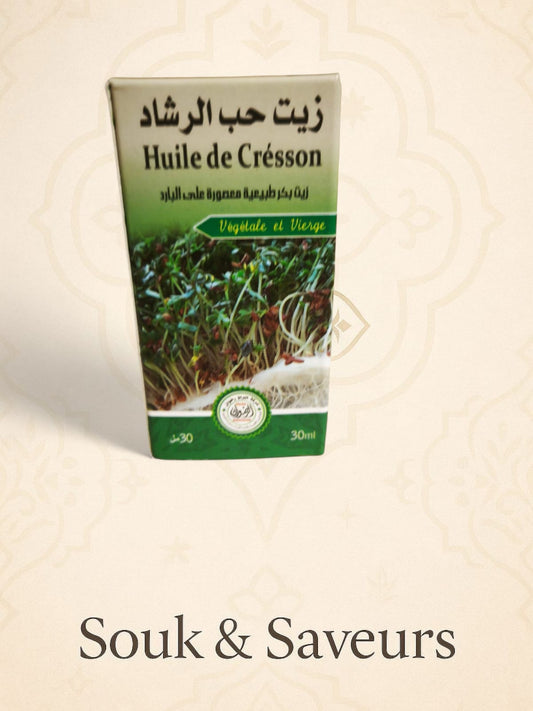 Huile de Cresson – 30 ml | Végétale et Vierge