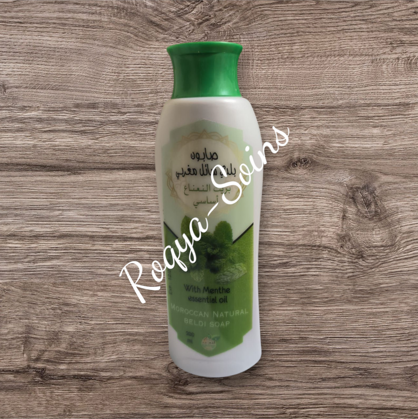 Savon Noir Liquide à l'huile Essentielle de Menthe 200 ml
