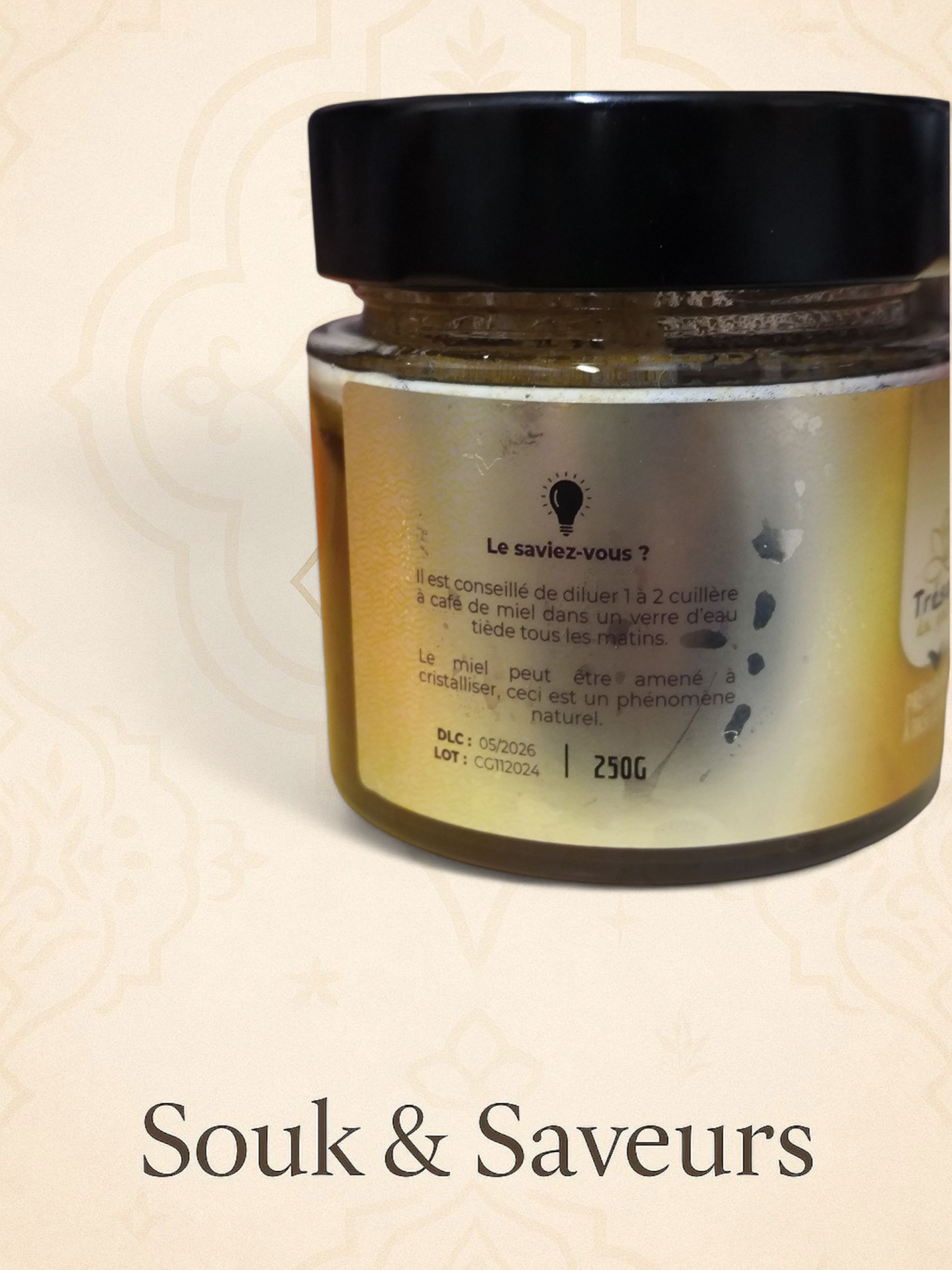 Miel Gingembre & Jus de Citron Bio - 250 gr