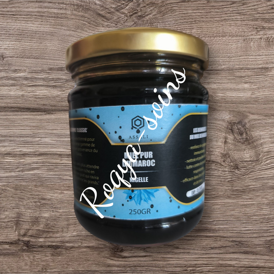 Miel de Nigelle pur du Maroc 250 gr