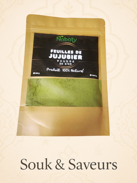 Poudre de Feuilles de Jujubier - Sachet de 100 gr