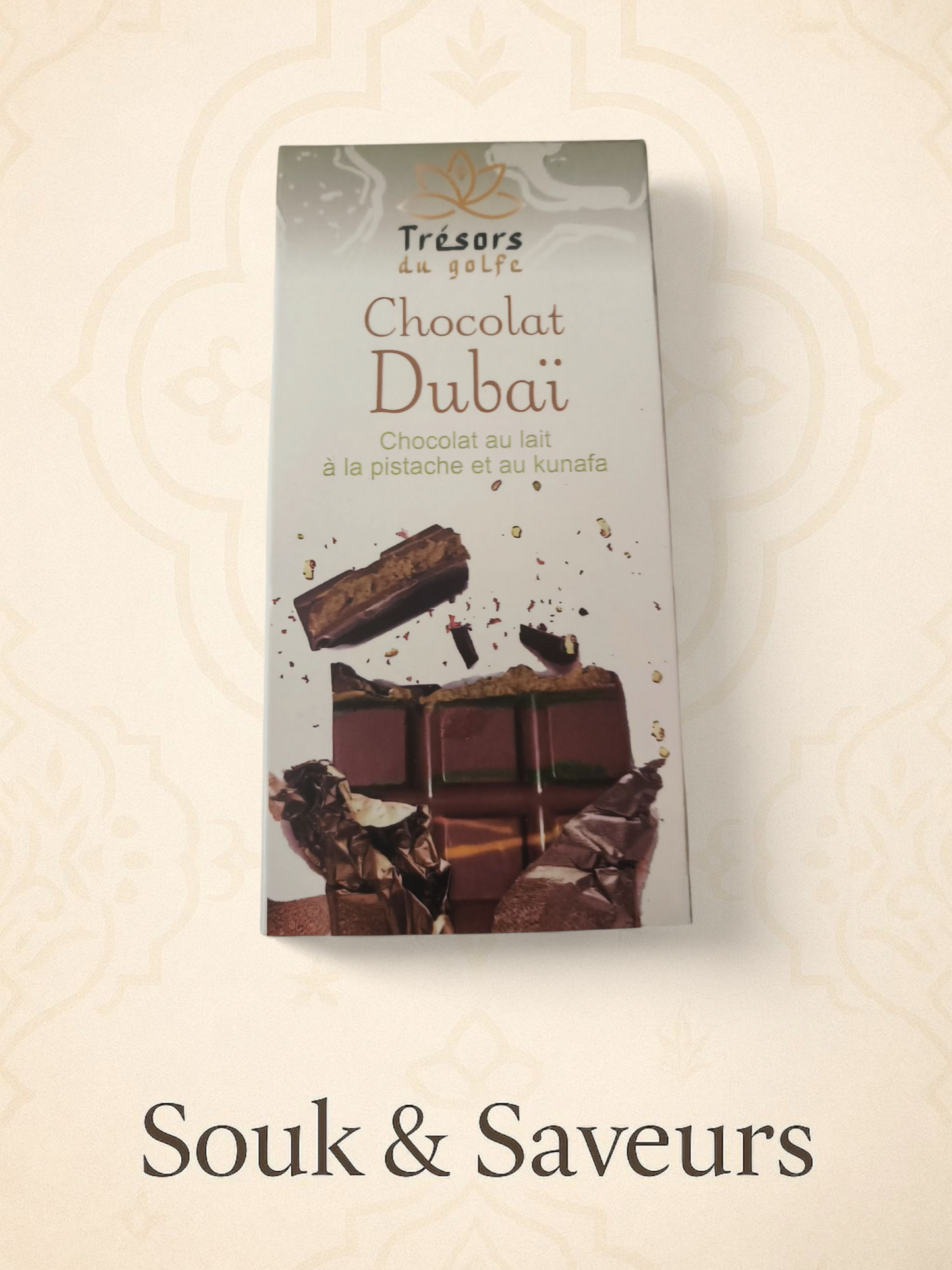 Chocolat Dubaï Pistache Kunafa 200 gr