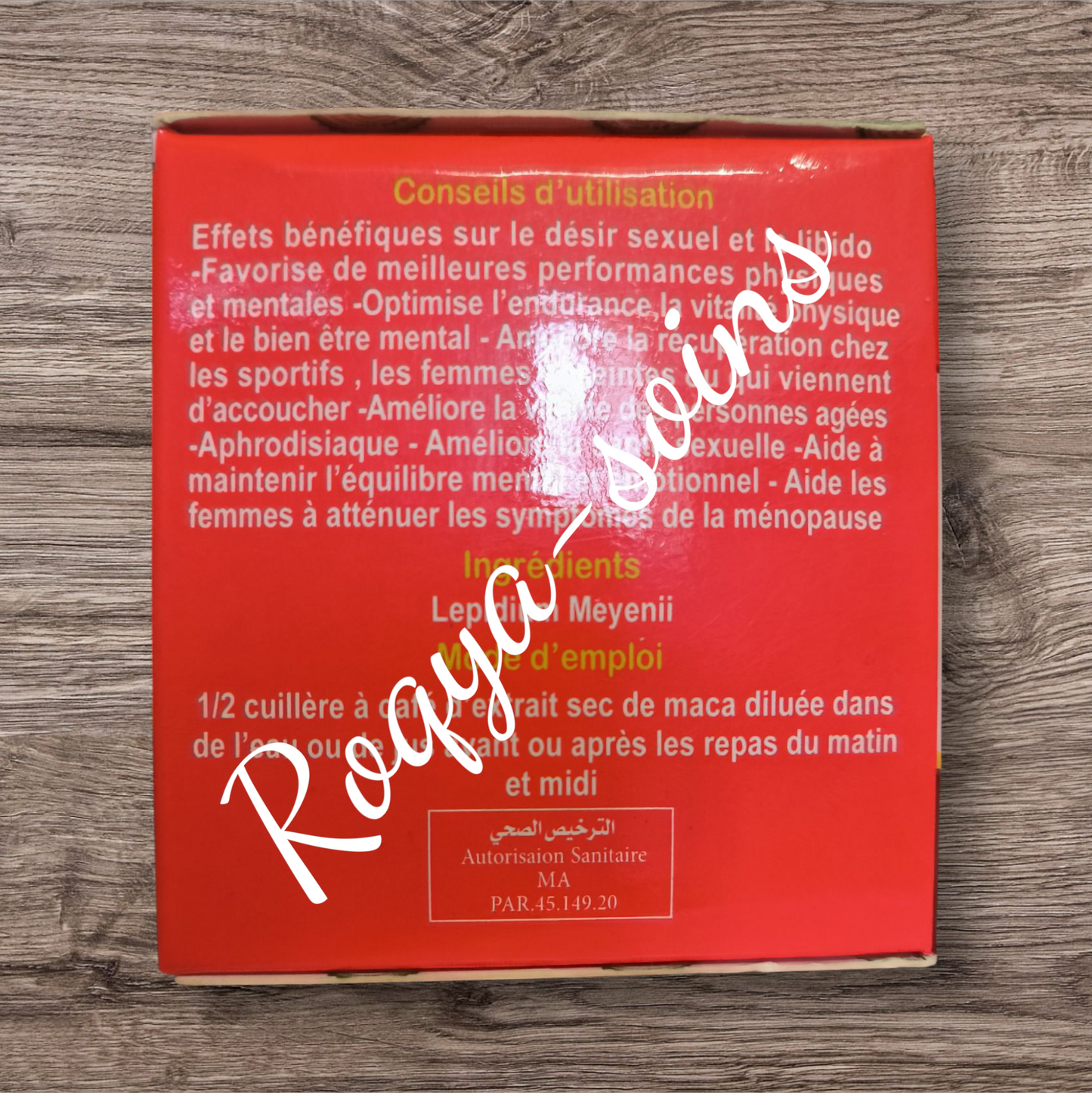 Poudre de Maca Bio 15 gr