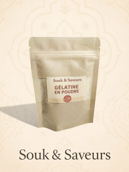 Gélatine en Poudre Halal 50g –  Épaississant Naturel